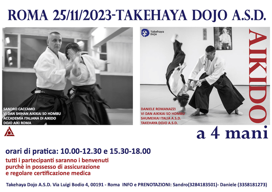 Stage Aikiken Aikijo - 23 luglio 2023 - Colle di Tora