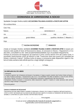 DomandaIscrizioneSoci