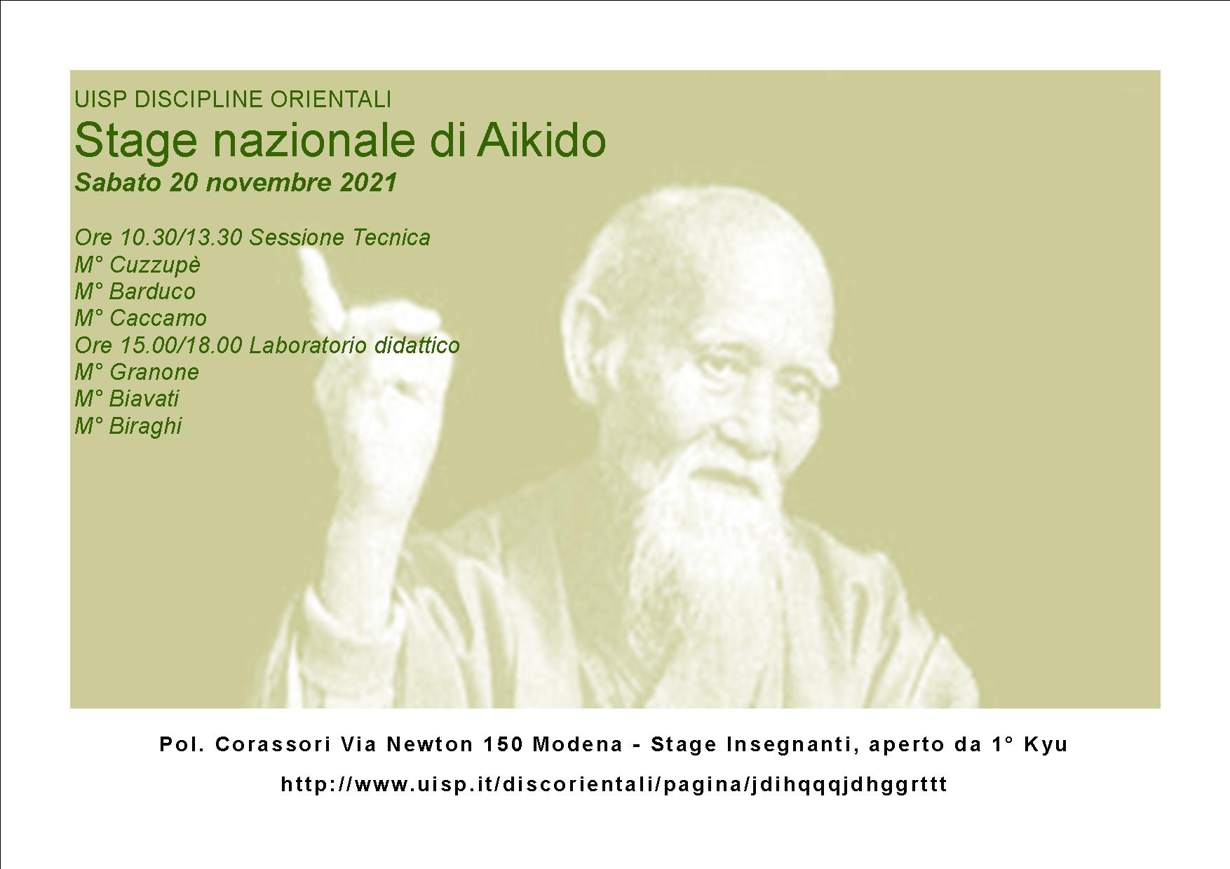 StageNazionaleAikido Modena2021